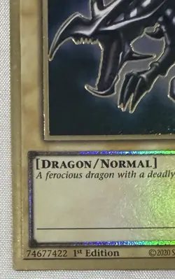 Yugioh Red-Eyes Black Dragon MAGO-EN003 Gold Rare 1st Ed - Image 5