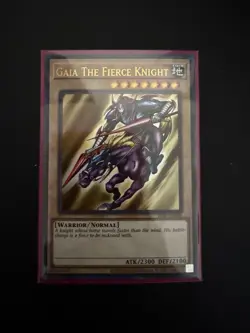 Yu-Gi-Oh! LOB Gaia The Fierce Knight LOB-EN006 - Image 1
