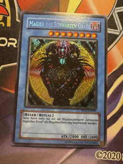 Yugioh! Magier des schwarzen Chaos Secret Rare - PP01-DE001 Unlimited - Deutsch - Image 1