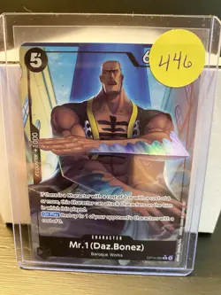 One Piece OP14-090 The Azure Sea's Seven Mr.1 (Daz.Bonez) Alternate Art T155 - Image 3