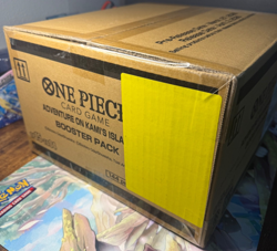 One Piece OP15-EB04 Adventure on Kami's Island Sealed Eng. Sleeved Booster Case - Image 1