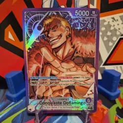Donquixote Doflamingo - Alternate Alt Art Leader One Piece Card OP14-060 - Image 1