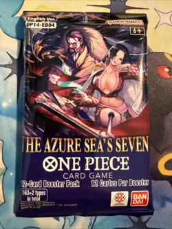 The Azure Sea’s Seven Booster Pack OP14 EB04 One Piece (No Major Hits!) Has SR - Image 1