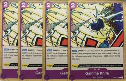Gamma Knife C OP05-077 - Awakening Of The New Era - One Piece TCG (Playset) - Image 1