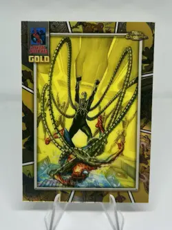 Topps 2024 Chrome Marvel Amazing Spider Man Gold Baseball Card #Sg-10 - Image 1
