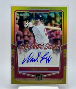 2024 Panini Donruss - Signature Series Wade Boggs #SS-WB Gold 10/10 - Image 1