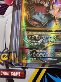 Pokemon M Venusaur EX 100/108 Evolutions Ultra Rare Mega Full Art Holo Card Nm - Image 2