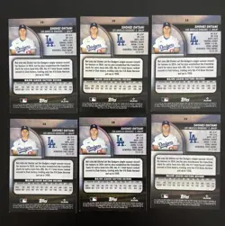 Lot (6) 2025 Topps Stadium Club - Shohei Ohtani #58 Los Angeles Dodgers - Image 2
