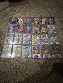 Topps Finest UFC 2024/2025 Lot Numbered And Autos (24 Cards) /20 /25 And Up - Image 1