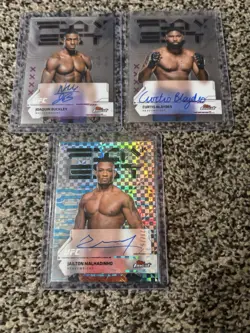 Topps Finest UFC 2024/2025 Lot Numbered And Autos (24 Cards) /20 /25 And Up - Image 3