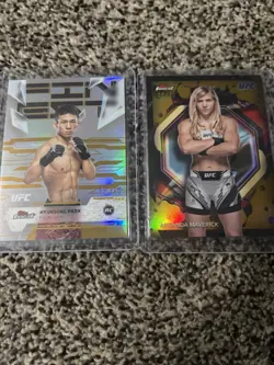 Topps Finest UFC 2024/2025 Lot Numbered And Autos (24 Cards) /20 /25 And Up - Image 4
