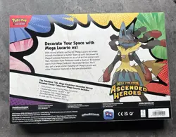 Pokemon TCG Ascended Heroes Mega Lucario Premium Poster Collection New & Sealed - Image 2