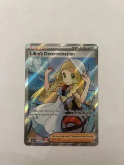 Pokemon TCG Lillie's Determination Full Art Trainer Card 169/132 - Image 1