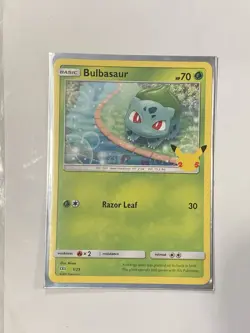 Pokemon TCG Bulbasaur McDo 2021 Promo Card 1/25 NM Condition Non Holo - Image 1