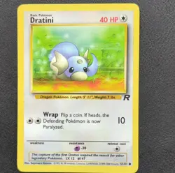 1999 Pokemon Dratini/Dragonair/Dragonite Card Lot - Base, Rocket, Fossil - LP - Image 2