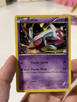 Pokemon Latias 30/30 XY Trainer Kit Holo Common Basic HP100 TCG Card 2015 - Image 1