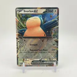 Pokemon TCG Snorlax EX 76/131 Prismatic Evolutions Double Rare Holo Card NM - Image 1