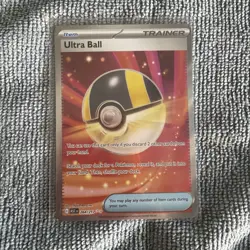 Pokemon Ultra Ball ASC 264/217 Trainer Item Rare Full Art Foil Card 2026 tcg - Image 1