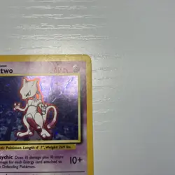 Pokemon Mewtwo TCG Base Set Holo Unlimited Rare Card 10/102 - Image 4