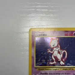 Pokemon Mewtwo TCG Base Set Holo Unlimited Rare Card 10/102 - Image 5