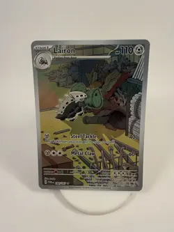 Pokemon TCG Lairon Holo Twilight Masquerade Illustration Card 184/167 NM - Image 1