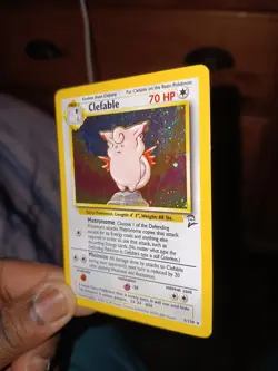Pokemon TCG Clefable Base Set 2 Holo Unlimited Rare Card 5/130 LP Condition - Image 1