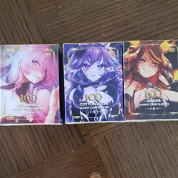 VCard Glossy Card Sleeves Silvervale Cottontailva Sinder Multicolor Anime - Image 1