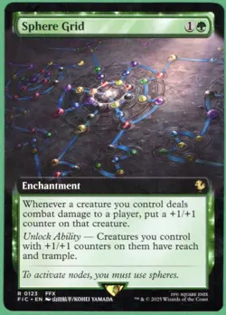 MTG Sphere Grid Borderless (Final Fantasy Commander) 0123 - Image 1