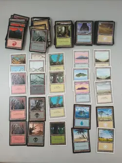 MTG Basic Land Lot X155 Vintage Beta Revised Unlimited Ice Age Mirage Saga ++ - Image 1