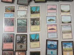 MTG Basic Land Lot X155 Vintage Beta Revised Unlimited Ice Age Mirage Saga ++ - Image 3