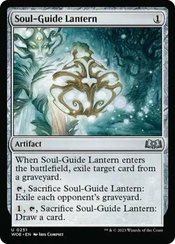 SOUL-GUIDE LANTERN X 4 N/M WILDS OF ELDRAINE MAGIC THE GATHERING - Image 1