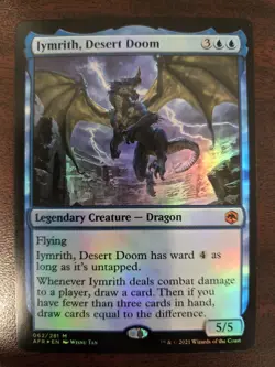 Iymrith, Desert Doom NM FOIL Adventures in the Forgotten Realms MTG FREE SHIP - Image 1