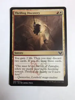 MTG Thrilling Discovery Strixhaven: School of Mages 243/275 Regular Common - Image 1