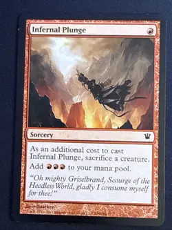 1x Infernal Plunge (148) Innistrad LP MTG Magic the Gathering x1 MKE - Image 1