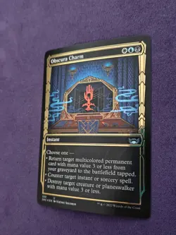 Obscura Charm - Gilded Foil x1 - Streets of New Capenna - NM - Image 2