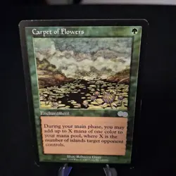 Carpet of Flowers Urza's Saga Regular Any 3 Free Ship - Image 1