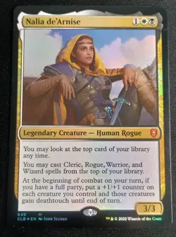 MTG D&D Baldur's Gate - Nalia de'Arnise - Foil Mythic - Image 1