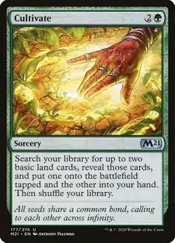 Cultivate 1x MtG 2021 m21 Core Edition SP/NM - Image 1
