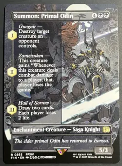 Summon: Primal Odin (Borderless) Final Fantasy Regular - Image 1