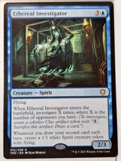 Ethereal Investigator- Commander Innistrad: Crimson Vow- Magic the Gathering MTG - Image 1