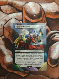 Magic the Gathering Espers to Magicite Hand Painted Unique Custom MTG Alter - Image 1