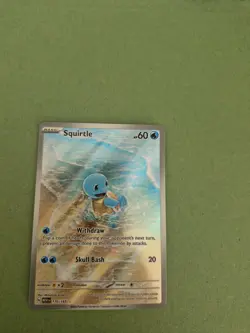 Pokemon TCG Squirtle Scarlet & Violet 151 Card 170/165 English Edition - Image 1
