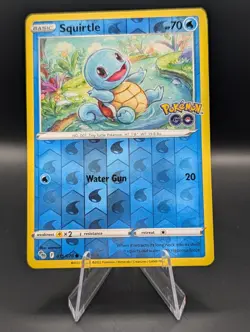Squirtle - 015/078 - Pokemon GO - Reverse Holo - LP - Image 1