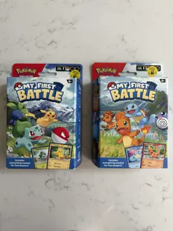 Pokemon My First Battle Decks Pikachu Bulbasaur Squirtle Charmander Set of 2 New - Image 3