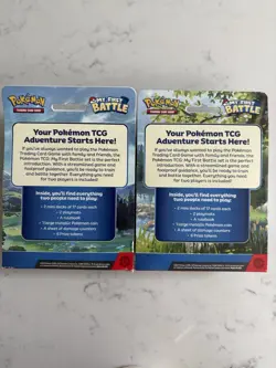 Pokemon My First Battle Decks Pikachu Bulbasaur Squirtle Charmander Set of 2 New - Image 4