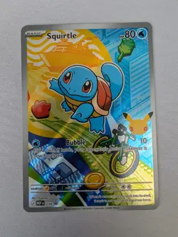 Pokemon TCG Squirtle 039 First Partners Series 1 Black Star Promo - Near Mint - Image 1