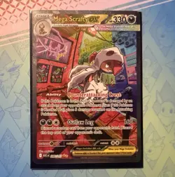 Mega Scrafty Ex Special Illustration Rare Ascended Heroes 285/217 NM Pokemon TCG - Image 2