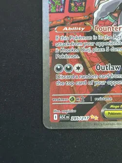 Pokemon TCG - Mega Scrafty EX SIR 285/217 - Ascended Heroes - pack Fresh NM-Mint - Image 2