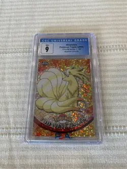 CGC 9 Ninetales #38 Topps SPARKLE Chrome 2000 - Image 1