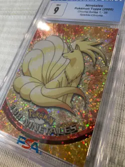 CGC 9 Ninetales #38 Topps SPARKLE Chrome 2000 - Image 2